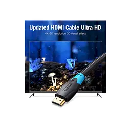Кабель мультимедійний HDMI M to HDMI M 2.0m V2.0 4K30Hz Vention (AACBH) - мініатюра 5