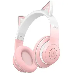 Навушники XO BE38 Cats Ear Pink - мініатюра 3
