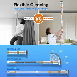 Електрична щітка для миття підлоги з кількома насадками для комплексного збирання - мініатюра 3
