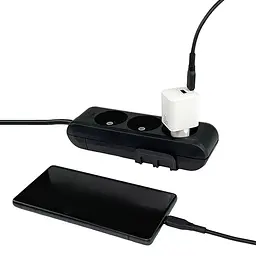 Швидка GaN зарядка 33W Remax RP-U26 PD+QC 1xType-c 1xUSB Білий - мініатюра 5