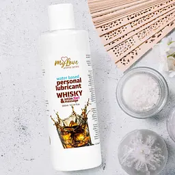 Лубрикант MyLove Aroma Series IntimMassage 2in1 Whisky, 300 мл - мініатюра 4