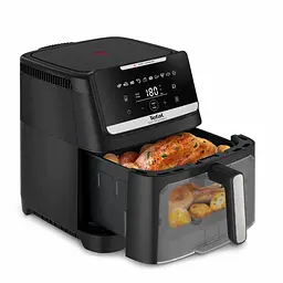 Tefal Мультипіч Tefal Easy Fry Silence XXL, 1800Вт, чаша-7, сенсорне керув., 10 програм, з віконцем, пластик, чорний - мініатюра 3