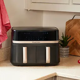 Мультипіч Russell Hobbs Satis Fry DualBaske 2800Вт 4.5/4.5л 9 програм пластик чорний - мініатюра 4