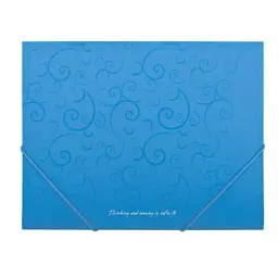 Папка на резинках Buromax А5, BAROCCO, sky-blue (BM.3902-14)