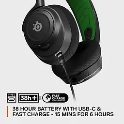 Навушники ігрова гарнітура з мікрофоном SteelSeries Arctis Nova 7X (61565) чорна - мініатюра 6