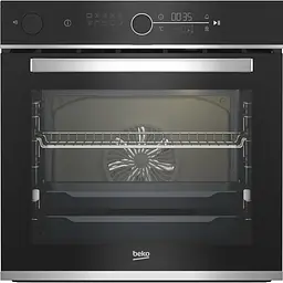 Духова шафа електрична Beko A+ дисплей конвекція телескопічні направляючі 72 л нержавіюча сталь