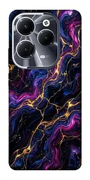 TPU чохол Demsky Purple space marble для Infinix Hot 40