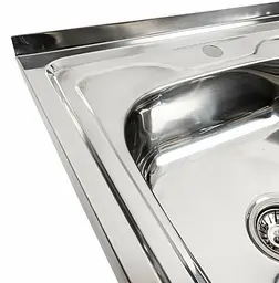 Кухонна мийка Valeso 8060 L ПОЛІРОВКА (SP000044097) - мініатюра 3