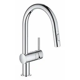 Змішувач для кухні з висувним виливом Grohe Minta 32321002 Хром