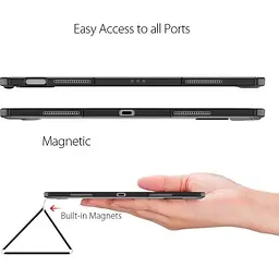 Чохол-книжка Dux Ducis Toby Series With Pencil Holder для Apple iPad Air 13` (2024-2026)/Pro 12.9` (2020-2022) Blue [130633] - мініатюра 8