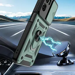 Чохол до мобільного телефона BeCover Military Motorola Moto G05 / E15 Dark Green (713529) - мініатюра 3