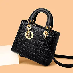 Сумка жіноча Italian Bags Casing 19х11х22 см Чорний (id_1449) - мініатюра 2