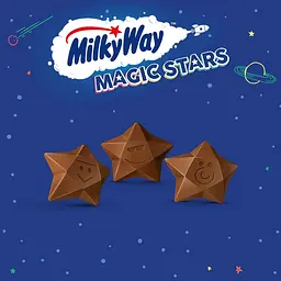 Шоколадні зірочки Milky Way Magic Stars Milk Chocolate Bites 100г - мініатюра 3