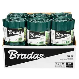 Бордюр хвилястий газонний Bradas 9 м х 10 см зелений OBFG 0910 - мініатюра 3