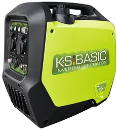 Генератор інверторний бензиновий Konner&Sohnen KSB 21i, 230В, 2.0кВт, ручний стартер, 21кг