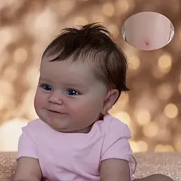 Лялька Реборн 50 см вінілова реалістичний пупс Reborn Baby Princess К0100802 - мініатюра 7