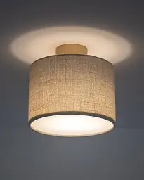 Люстра Nowodvorski 11650 Santana S E27 1x15W IP20 бежева - мініатюра 2