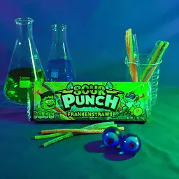 Кислі жувальні цукерки Sour Punch Frankenstraws 91г - мініатюра 6