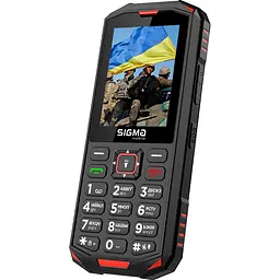 Мобільний телефон Sigma X-treme PA68 Black-Red UA-UCRF [88565] - мініатюра 2