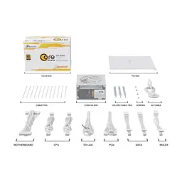 Блок живлення Seasonic 650W WHITE (CORE GX-650-ATX31-WHITE) - мініатюра 10