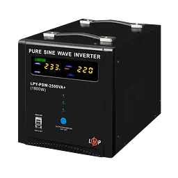 ДБЖ LogicPower LPY-PSW-2500VA+ (1800Вт) 10A/20A з правильною синусоїдою 24V - мініатюра 2