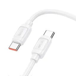 Дата кабель Hoco X115 Surpass Type-C to Type-C 240W (1m) White - мініатюра 3