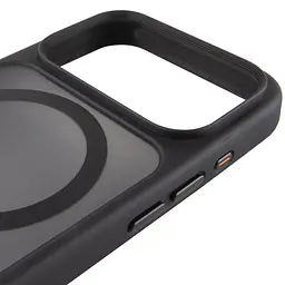 Чохол Epik TPU+PC Metal Buttons with MagSafe для Apple iPhone 17 Pro Max 6.9" Чорний/Black - мініатюра 4