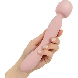 Вібратор Good Vibes Only Simi Double-Sided Wand Vibrator Soft Silicone Pink (SX3076) [152368] - мініатюра 9