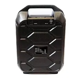 Портативна Bluetooth колонка RIAS B31 валіза з караоке Black (4_00164) - мініатюра 3