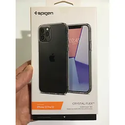 Оригінальний протиударний чохол Spigen Liquid Crystal для Iphone 12/12 Pro Crystal Clear ACS01517 - мініатюра 3