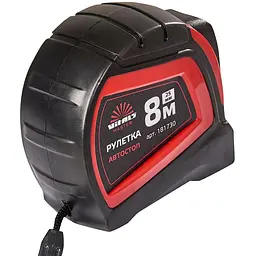 Рулетка Vitals Master автостоп 8 м х 25 мм (181730) - мініатюра 2