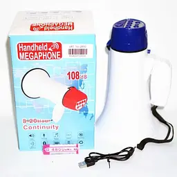 Гучномовець RIAS HM-135BT 15W White-Blue - мініатюра 3