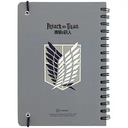 Блокнот Kite Attack on Titan А5 80 аркушів клітина (CR26-190) - мініатюра 2