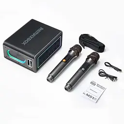 Портативна колонка REMAX RB-M51 Chenyie Series Portable Wireless Speaker with Lights, 120W, Black - мініатюра 2