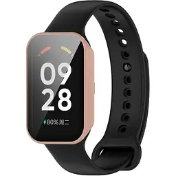 Чохол-накладка DK для Xiaomi Redmi Smart Band 2 Пластик Gloss Glass Full Cover (015558) (pink) - мініатюра 2