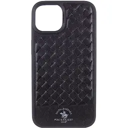 Кожаный чехол Polo Santa Barbara для Apple iPhone 15 Plus (6.7) Black
