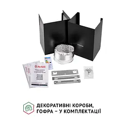 Витяжка декоративна похила PERFELLI VICCO 6HM NERO - мініатюра 9
