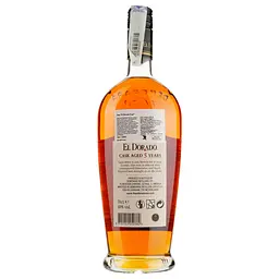 Ром El Dorado 5 років, 40%, 0.7 л - мініатюра 2
