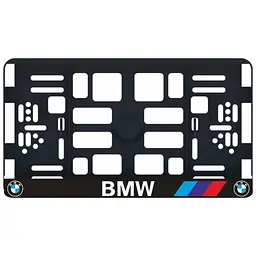 Рамка номера BMW M-power під Американський номер 300х150 мм Кольоровий Логотип (51.2А)