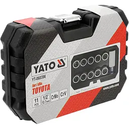 Набір головок Yato для колісних гайок Toyota з квадратом 1/2" 11 шт. (YT-060396) - мініатюра 4