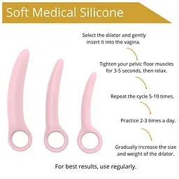 Набір вагінальних розширювачів - Erospace Sweet Play Pelvic Floor Muscles Training Set A13 - мініатюра 9