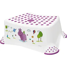 Подставка-ступенька для ванной Keeeper Hippo белая (8642)