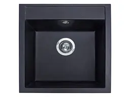 Кухонна мийка Miraggio BODRUM 510 black (0002245) Граніт, Врізна, Чорний