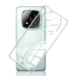 Силіконовий чохол BeCover для Xiaomi Redmi Note 14 Pro Plus 5G Transparancy (712762) - мініатюра 2