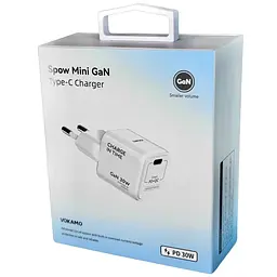 Зарядний пристрій Vokamo Type-C Spow mini GaN 30W - мініатюра 4