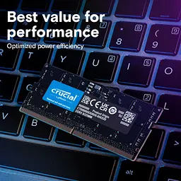 Модуль пам'яті для ноутбука SoDIMM DDR5 8GB 5600 MHz Micron (CT8G56C46S5T) - мініатюра 5