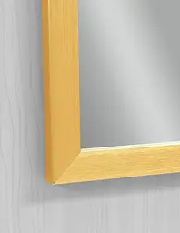 Дзеркало Zerix Fonte MRZ09-60x85-Reverse Gold прямокутне в золотій рамі ZX6211 - мініатюра 7