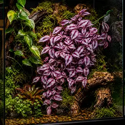 Штучна рослина Hobby Climber Purpurea 70 см (37726) для тераріуму, акватераріуму та палюдаріуму - мініатюра 4