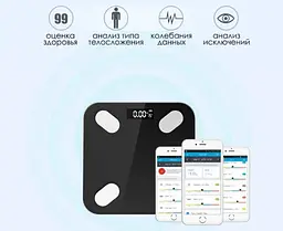 Ваги скляні Opera OS2017B-A Bluetooth Чорний - мініатюра 7