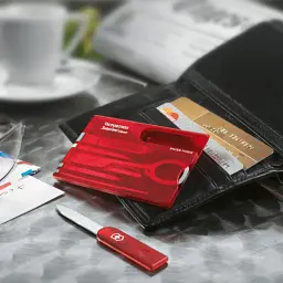 Ніж Victorinox SwissCard Transparent Red (0.7100.T) - мініатюра 5